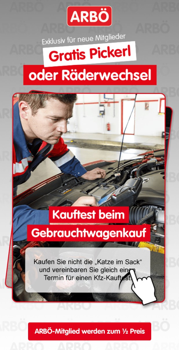 Arbö Mitgliederkampagne