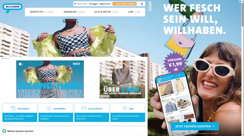 Wer fesch sein will, willhaben (Frühling 2025)