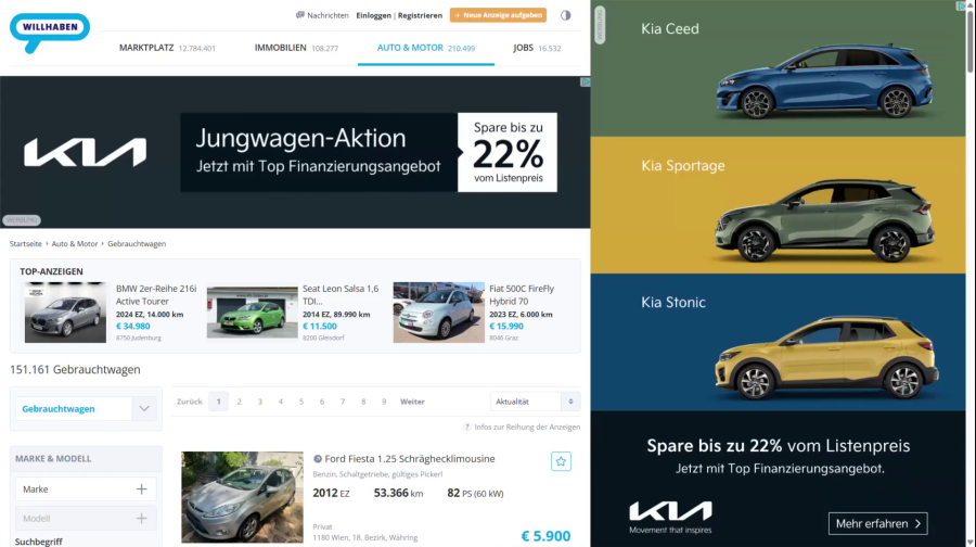 Kia Finanzierungsangebote