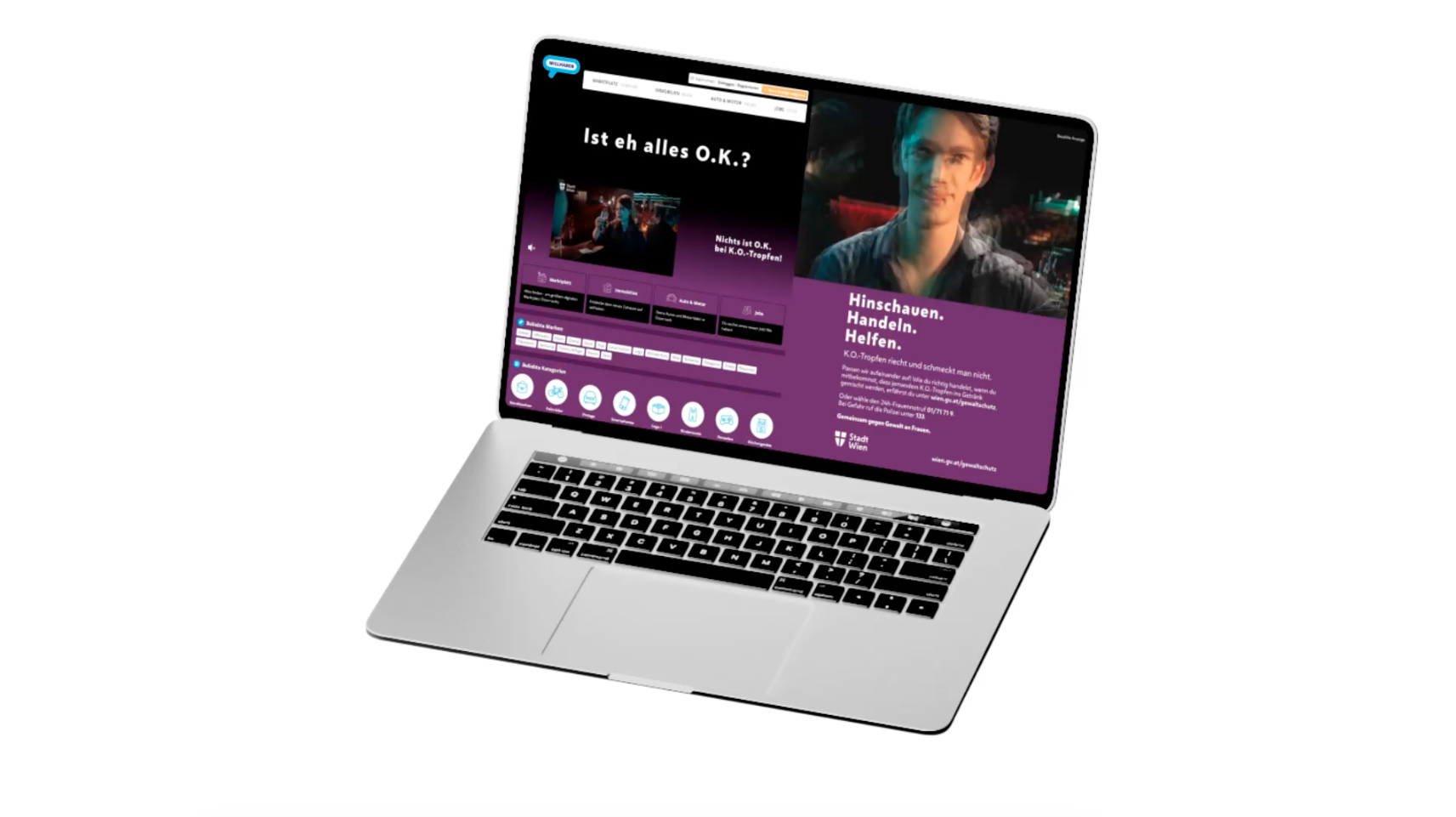 Stadt Wien K.O. Tropfen Sitemutation