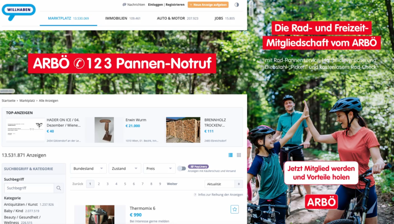 Arbö Rad- und Freizeitmitgliedschaft