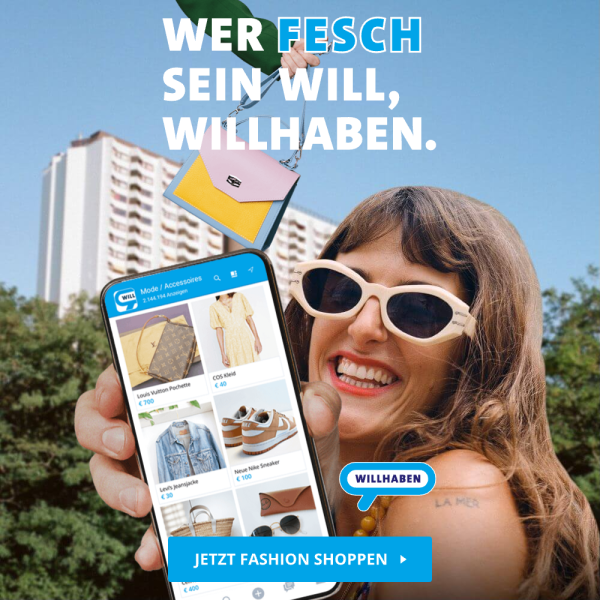 Wer fesch sein will, willhaben