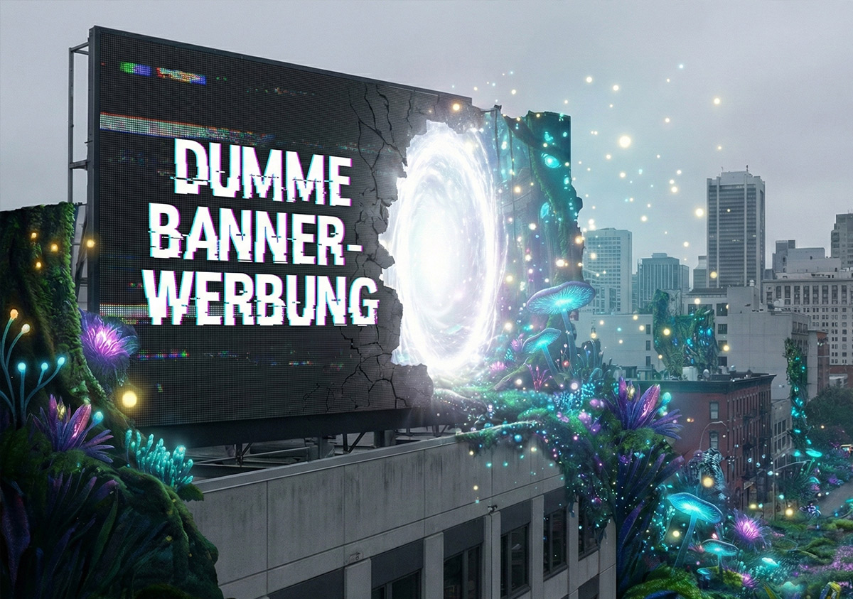 <p><em>2026:</em> Magie statt Masse: Das Ende der <strong>dummen</strong> Banner-Werbung</p>
